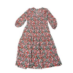 Zara Rosie floral midi dress